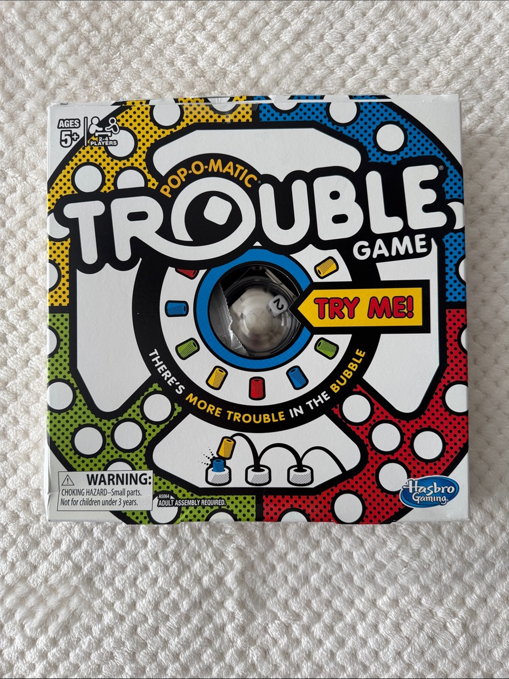 🔴 🆕Trouble Pop-O-Matic Board Game